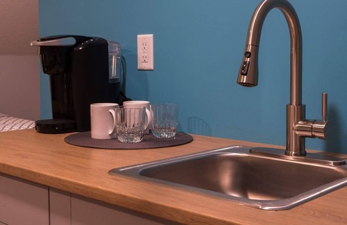 Five Forks Apartment | New Luxury Studio Suite. Superhost with 4.9 Stars on Airbnb. Sleeps 4