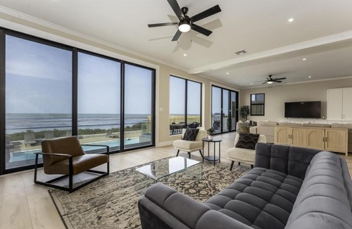 Port Isabel House | NEW Luxury Waterfront Home, With Pool, Sleeps 20