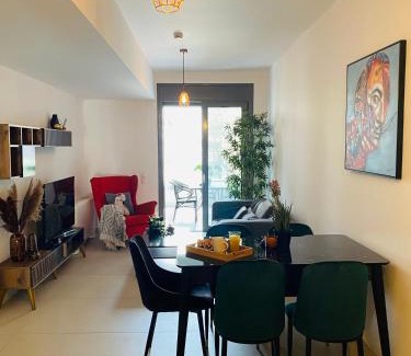Kallithea Apartment | New Modern 2BD aprt with shared rooftop pool B2