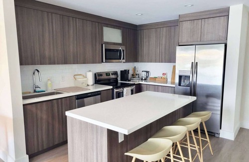 Parkside Apartment | NEW Modern Condo, FREE Parking & High Speed Wifi