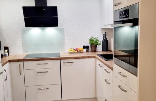 Sandweier Apartment | New Modern SelfCheckin PublicFreeParking HighSpeed Wifi KingSizeBed