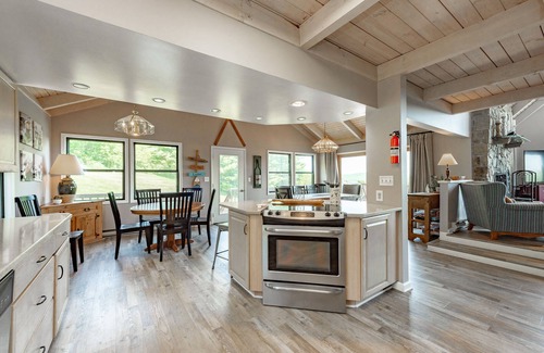 Paradise Point House | New! Moonlight View: Lake Access, Hot Tub, Fireplace, Fire Pit!