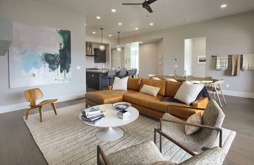 Hideout House | New Mountain Modern | 2 Living Spaces | Hot Tub | Ski Views