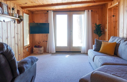 Onaway Cabin | New Private Lakefront Cottage on Black Lake
