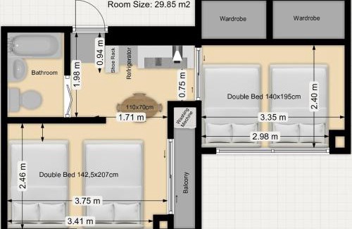 Akasaka Apartment | New! Quiet Akasaka Stay Near Roppongi max 8 guests