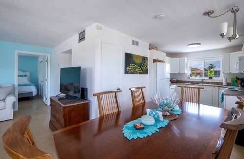 White Marlin Beach House | New saltwater pool, pet friendly, waterfront house with dock