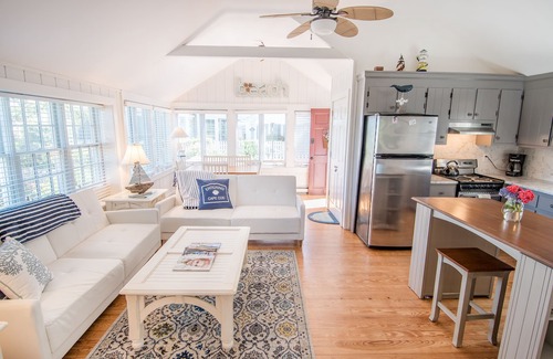 Mashpee House | New Seabury Beach Cottage with stunning ocean views, steps to private beach