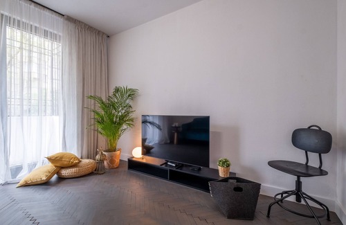 Sofia City Center Apartment | New Soho 13- Top Center Black & White