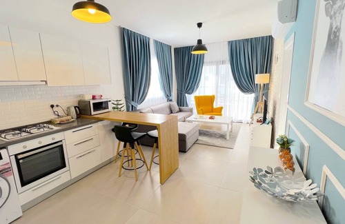 Trikomo Apartment | New spacious apartment 1 + 1 luxury class in the best beach complex
