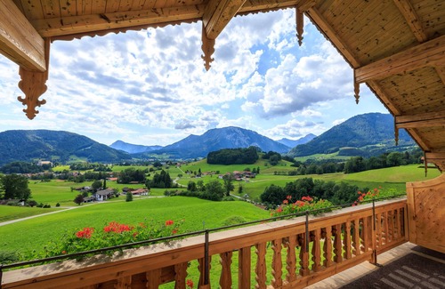 Ruhpolding Apartment | NEW - Unternberg 45 b. 50 sqm, balcony, kitchen, 1 bedroom, living room, max 4 pers, WLAN