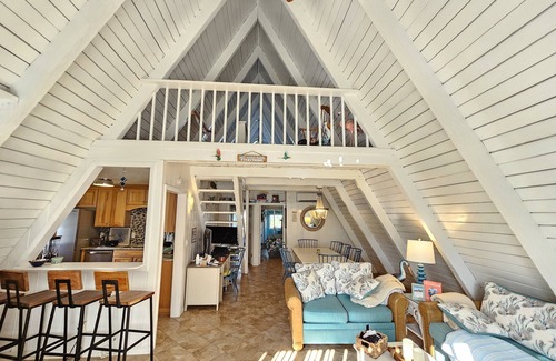 Spring Hill House | NEW - Waterfront A Frame - Screened In Pool - Pet Friendly - Private Dock