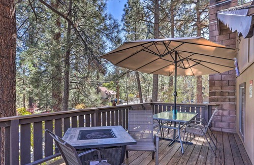 Wrightwood Cabin | NEW! Whimsical Pinecone Cottage w/ Fire Pit & Deck