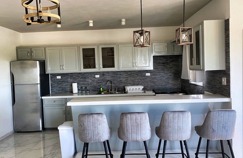 Oyster Pond Apartment | New with a View. Fully Furnished 2 Bedroom APT in Gated Community.