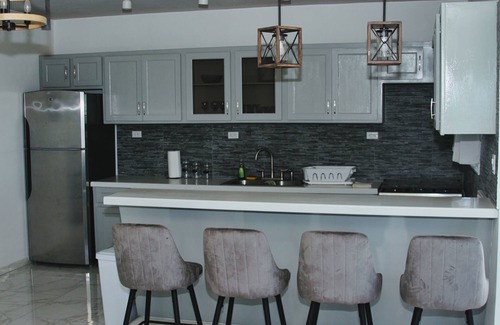 Oyster Pond Apartment | New with a View. Fully Furnished 2 Bedroom APT in Gated Community.
