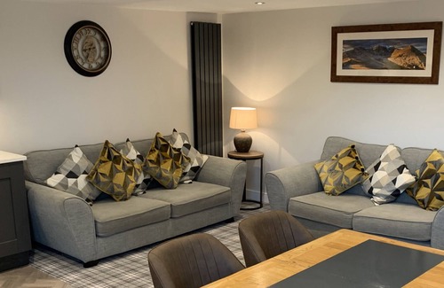 Bretherdale House | Newly converted barn with hot tub,stylish interior and outdoor space