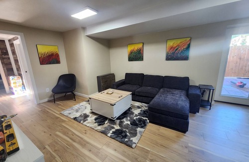Belle Fourche House | Newly remodeled downstairs getaway located in the Center of the Nation!