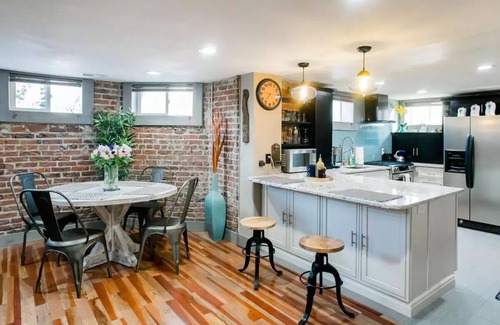 Cheesman Park Apartment | Newly remodeled garden-level suite near downtown in Cheesman Park neighborhood.