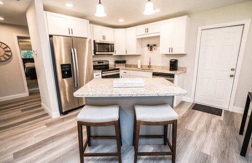 Bearss Plaza House | Newly Remodeled Home Steps from Busch Gardens