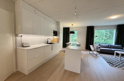 Jyvaskyla House | Newly renovated large family apartment, parking, sauna, balcony