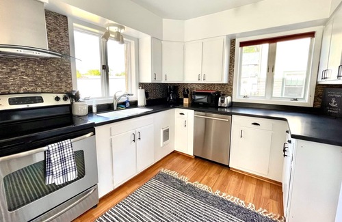 Alexandria Bay House | Newly Renovated Waterfront Home with Protected Boat Slip in Alexandria Bay NY.