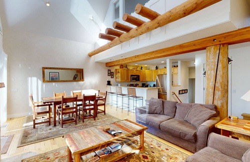 Saddle Ridge House | Newly updated condo with ski-In/ski-out access, a private hot tub & more