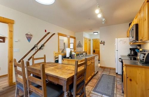 Mountain House Condo | Newly Updated Cozy Mountain Condo with Slopeside Views!