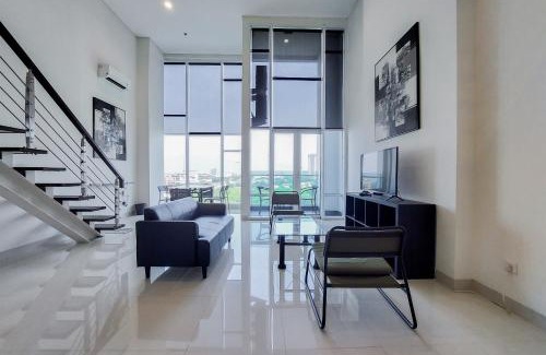Tangerang Apartment | Nice and Fancy Studio Loft at Brooklyn Alam Sutera Apartment By Travelio