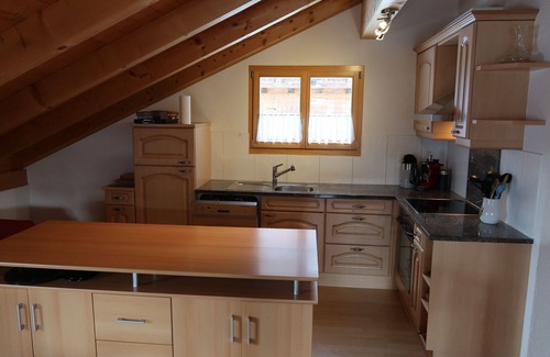 Riom-Parsonz Apartment | Nice apartment for 6 guests with WIFI, TV, balcony, pets allowed, panoramic view and parking