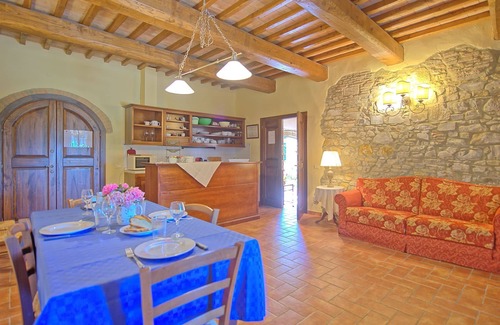 Barberino Tavarnelle Apartment | Nice apartment for 8 guests with WIFI, pool, pets allowed and parking, close to Greve In Chianti