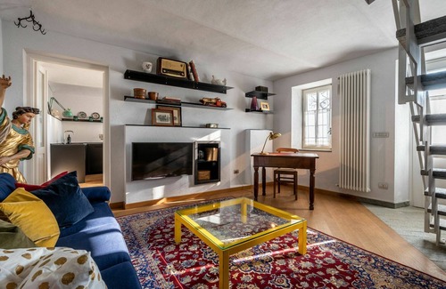 Cortazzone House | Nice apartment in villa for 2 people with pool, TV, terrace, panoramic view and parking