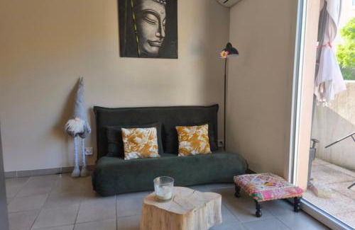 Sarrola-Carcopino Apartment | Nice T2 with Wifi - balcony and view