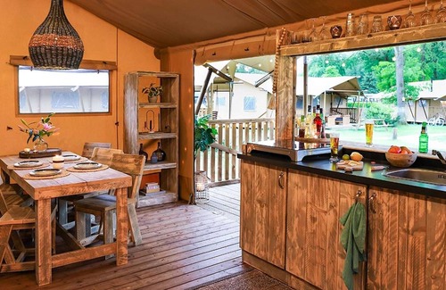 Mol RV Rental | Nice Tent Lodge Near a Lake