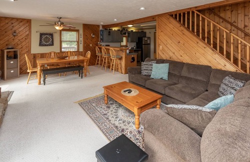 Paradise Point House | Nimba Cabin: Lake Access, Dogs Welcome, Hot Tub, Fire Pit, Pool Table!