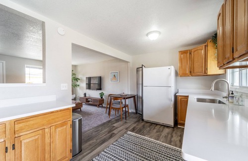 Aurora House | NO exta fees, Beautiful half duplex 3br, 2ba, w/gym, office and fenced in yard.