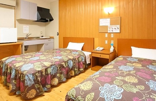 Yusuhara-cho Hotel | Nonsmoking Annex Westernstyle twin room with breakfast included After relaxing in the hot sprin/Seiyo Ehime