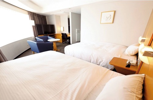 Shinmachi Hotel | Nonsmoking Deluxe Twin Room only Smile Value /Osaka Ōsaka