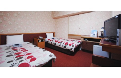 Kitakyushu Hotel | Nonsmoking Twin room without meals Parking lo/Kitakyushu Fukuoka