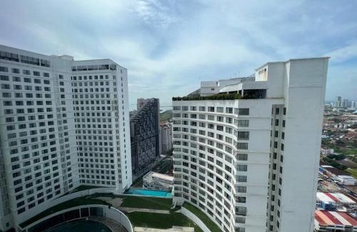 Malacca City Apartment | Nordic Style Premium Stay 2pax- Bathub/Build-view