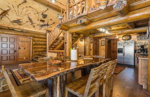 Webb Lake House | Northwoods Log Cabin - 3 acre retreat!