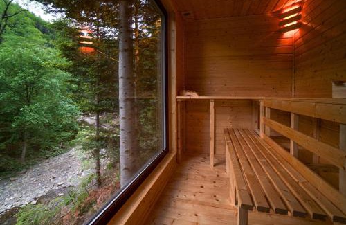 Baligrod Villa | Novosiele Residence - nad górską rzeką - Leśne Spa sauna jacuzzi - Bieszczady