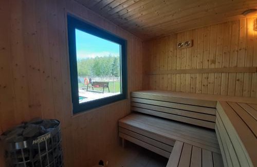 gmina Rusiec Apartment | Nowa Wola 58 - 200qm appartment in a small village, with pool, sauna and big garden