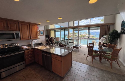 Napili Condo | NP C22 Oceanfront Views 2BD Condo, Steps to Pool and Snorkeling at Honokeana Cove