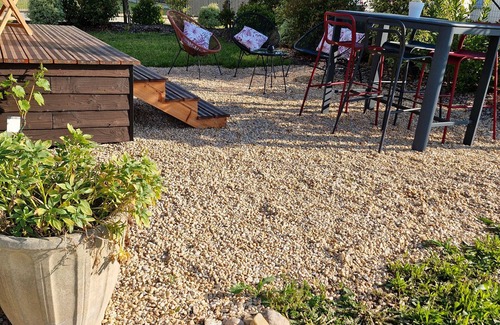 Salignac-sur-Charente House | Null 'Tiny La Part Des Anges' with Private Terrace, Private Garden and Air Conditioning