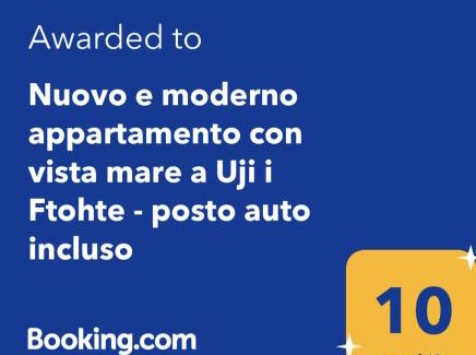 Vlore Apartment | Nuovo e moderno appartamento con vista mare a Uji i Ftohte - posto auto incluso