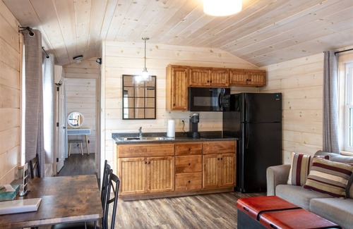 North Sebago Cabin | NUTHATCH - RESORT WITH 12 PROPERTIES. NATURAL POND FOR SWIMMING. CAFE ON SITE.