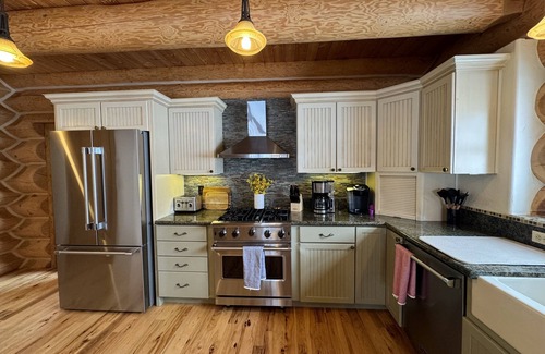 Clark House | nWelcome to this stunning, Swedish coped log home just outside Clark Colorado.
