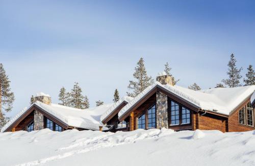 Idre House | Nybyggd stuga, modern arkitektur - panoramautsikt