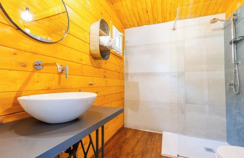 Badesi Cabin | Oak Nest Nature Lodge- Wooden lodge with sea view- Dinotti