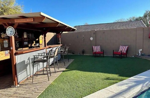 Estrella Vista House | Oasis backyard. Pool and heated spa.