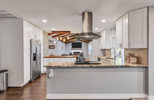 Harbor Hills House | Oasis backyard Pool with hot tub close to the beach and IMG